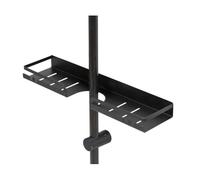 Étagère barre de douche - L. 45 cm - Noir