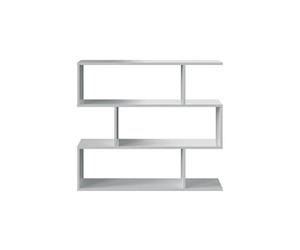 Etagère basse TAMY à 3 niveaux L110cm x H97cm - Blanc