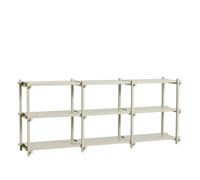 Étagère Basse Woody Shelving 2.0 Gris fumé/Acier