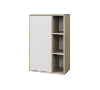 Etagère Berno, 50.1x78.4cm avec 3 compartiments ouverts, Sonoma/Blanc, Vicco 57817