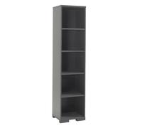 Étagère Bibliothèque 5 Niveaux "London" 195cm Gris Anthracite