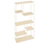 Etagère Bibliothèque 6 Niveaux Gota 180cm Beige