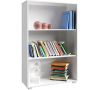 Étagère Bibliothèque blanc Meuble de rangement ""Vela"" 3 Compartiments stockage