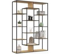 Etagère bibliothèque detroit avec 11 compartiments design industriel h.143 cm