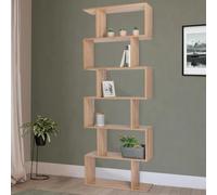 IDMarket - Etagère bibliothèque Sofia Forme S Bois façon hêtre 189 cm