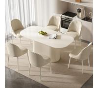 Étagère blanche 42 x 147 cm moderne multifonction Sto Rack polyvalent Nizer & présentoir pour salon, bureau, chambre à coucher, décoration d'intérieur Solut