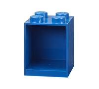 Room Copenhagen – Étagère en forme de brique LEGO carrée, 4 tenons – Bleu