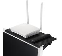 Étagère câbles organisateur présentoir multimédia routeur jeux électronique | Support pour écran électronique, routeur et jeux pour salon, chambre, bureau et salle de séjour