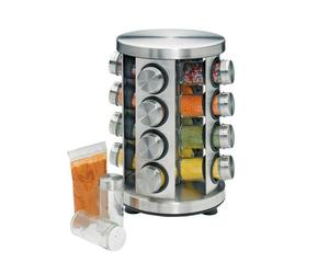 Etagère Carroussel 16 épices en Inox KUCHENPROFI