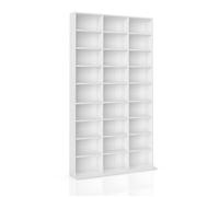Vicco Étagère CD Jukebox, Blanc, 102x178cm