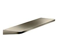 Étagère circulaire universelle Hansgrohe PN 42844830 400 x 110 mm, montage mural, nickel poli