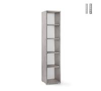 Étagère colonne ouverte multi-usages moderne 5 compartiments Lipp