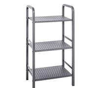 Etagère coloris gris en acier - L 40 x P 28 x H 81 cm --