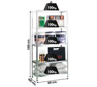Etagère Comfort Plus Galvanisée Montage Sans Vis, Grande Capacité - Simon Rack