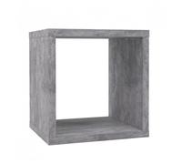 Etagère cube 1 casier décor béton gris - CLASSICO Meubletmoi