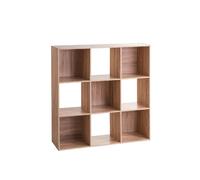 Five Etagère 9 Cases - L 100,5 x P 32 x H 100,5 cm - Bois - Marron