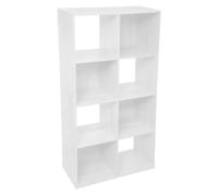Etagère cube design Mix'n modul - L. 67 x H. 134 cm - Blanc