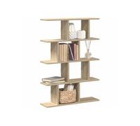 vidaXL Étagère cube murale 12 compartiments chêne sonoma 860015 Marron