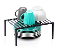 Étagère cuisine métal noir 33x21x14 cm étagère à épices sur pied