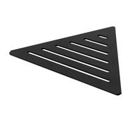 Étagère d’angle de douche en aluminium, noir, sans barre de retenue - TI-SHELF LINE