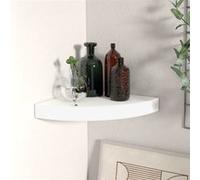 vidaXL Étagère d'angle flottante Blanc 25x25x3,8 cm MDF