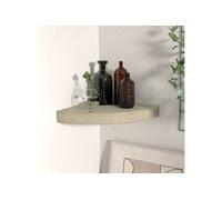 Vidaxl ?Tag¿¿Re D'angle Flottante Ch¿ºne 25x25x3,8 Cm Mdf Multicolore