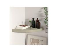 vidaXL Étagère d'angle flottante Chêne 35 x 35 x 3,8 cm MDF Multicolore