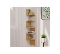 Vidaxl ?Tag¿¿Re D'angle Murale Ch¿ºne Sonoma 19x19x123 Cm Agglom¿¿R¿¿