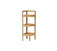 Etagère d'angle 3 niveaux en bambou