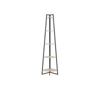 5five – Étagère d'angle Aliaj – 5 niveaux bois et métal H 180 cm – Naturel