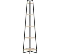 5five – Étagère d'angle Aliaj – 5 niveaux bois et métal H 180 cm – Naturel