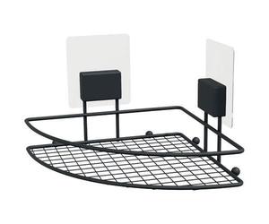 Étagère d'angle - COMPACTOR - Noire Magic - 20x20x13,5 cm