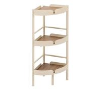 Étagère d'angle de salle de bain Argileo 3 niveaux 25x35cm blanc