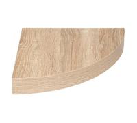 Étagère d'angle ""Fixy"" effet chêne naturel - 5five