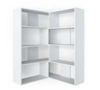 Étagère d'angle Laine, 170x142.4cm, Blanc, Vicco 32022