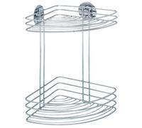 WENKO Eck Dusch Caddy Étagère Salle de bain Douche WC sans percer 2 étagères Turbo-Loc