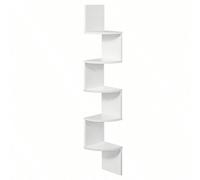 Étagère d'Angle Murale, Étagère de Rangement à 5 Niveaux, Étagère à Plantes, pour Chambre à Coucher, Salon, Salle de Bain, Bureau à Domicile, Blanc Nuage VASAGLE Étagère d'Angle Murale, Étagère de Ran