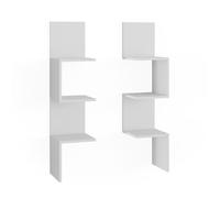 Étagère d'angle Paolo 28x116.4cm Lot de 2 Blanc Vicco 52103