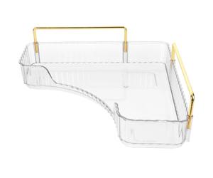 Étagère d'angle pour Cosmétiques, Métal Pet, Grosse Capacité | Rangement Simple pour Coiffeuse et Chambre, Tri Facile, Gain de Place, Usage Quotidien