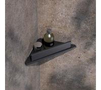 Étagère d'angle pour douche Keuco HERA, avec raclette pour vitres de douche