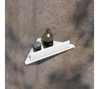 Étagère d'angle pour douche Keuco HERA, avec raclette pour vitres de douche