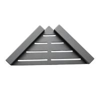 Étagère d'angle pour évier | Porte-éponge triangulaire peu encombrant et | Égouttoir d'évier de cuisine pour comptoir, ustensiles, éponges, savon, cuisine et lavage
