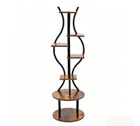 Étagère d'angle pour plantes en métal - Support à fleurs à 7 niveaux - Étagère à plantes d'intérieur - Idéale pour le salon ou le balcon - Étagère à fleurs - Hauteur : 145 cm