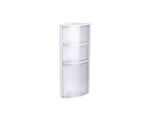 Etagère d'angle - TATAY - 4480101 - 2 portes en ABS - Blanc - Polyvalente