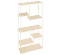 Etagère de 6 niveaux en métal beige