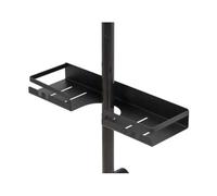 Wenko - Étagère de barre douche - L. 35,5 cm - Noir Noir G
