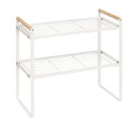 Étagère de Cuisine 2 Niveaux Balm 42cm Blanc