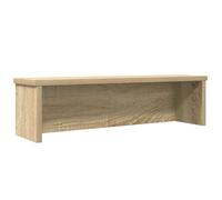 Étagère de cuisine empilable en chêne Sonoma - 60 x 15 x 16 cm - Organiseur pour cuisine, plan de travail, rangement et ordre dans la salle à manger, tiroir avec porte-couverts et repose-cuillère