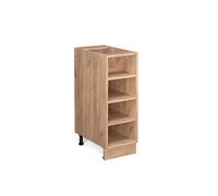 Vicco Etagère de Cuisine Fame-Line, Chêne doré, 30cm | Rangement ouvert · Sans plan de travail · Pieds réglables en hauteur · Librement combinable · ✓ Tout à portée de main