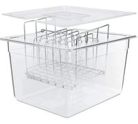 Étagère de cuisson Cloisons amovibles, acier inoxydable durable, ajustable, étagère N 11L conteneur, UE